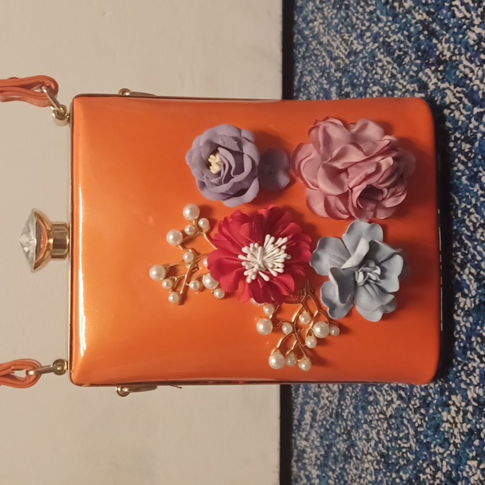 Floral purse